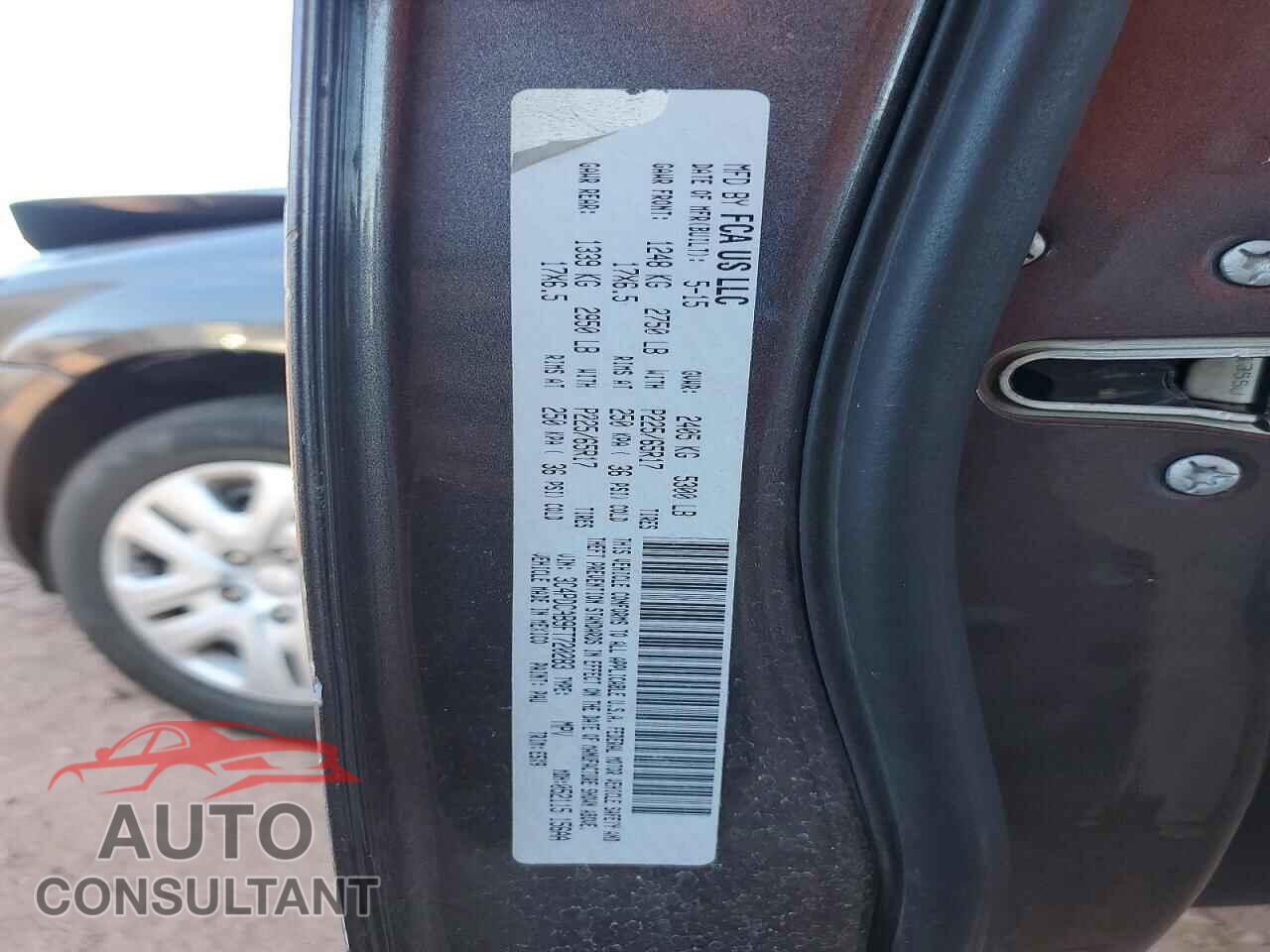 DODGE JOURNEY 2015 - 3C4PDCAB9FT720283