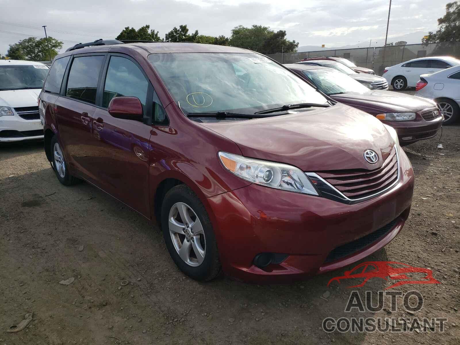 TOYOTA SIENNA 2016 - 5TDKK3DC4GS732728