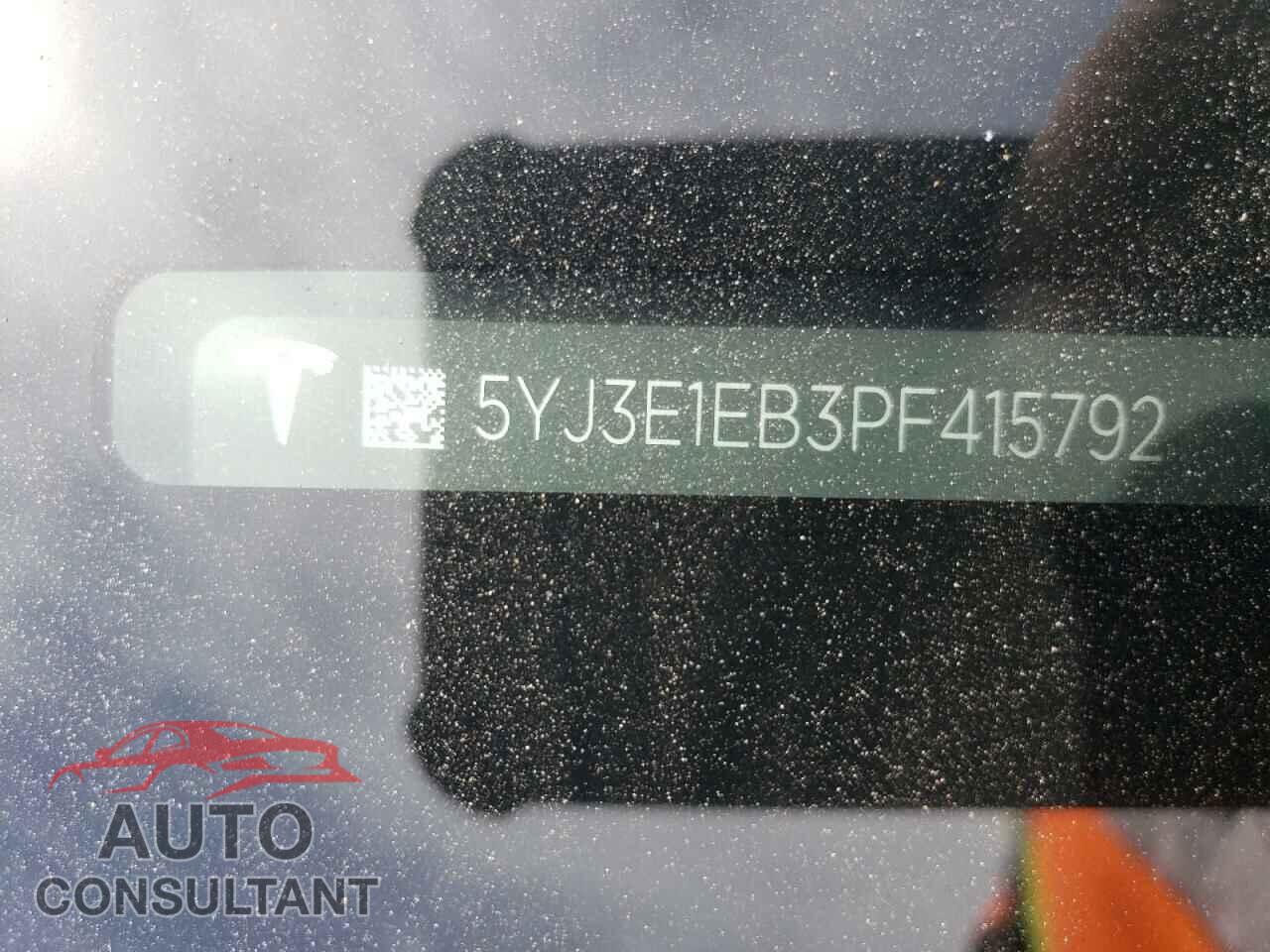 TESLA MODEL 3 2023 - 5YJ3E1EB3PF415792