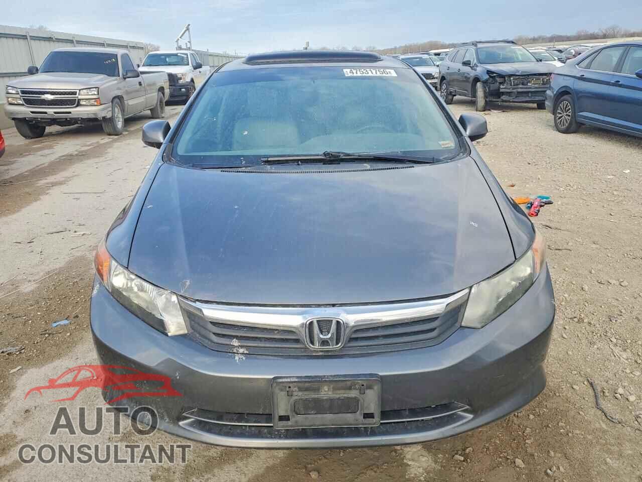 HONDA CIVIC 2012 - 2HGFB2F80CH502019