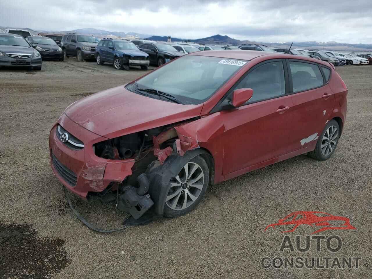 HYUNDAI ACCENT 2017 - KMHCU5AE0HU364928