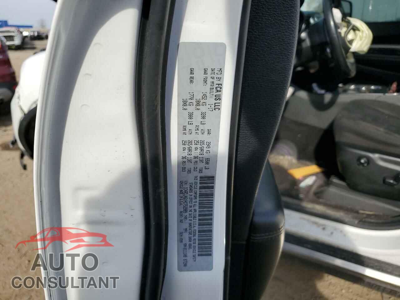 DODGE DURANGO 2017 - 1C4RDJAG1HC752989