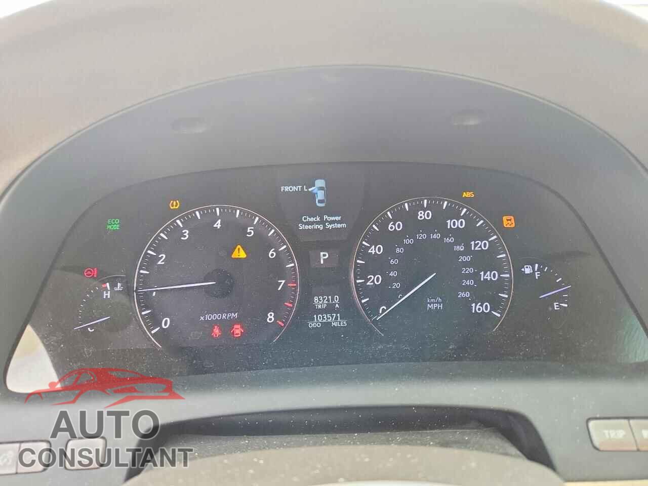 LEXUS LS460 2010 - JTHBL5EF0A5093390