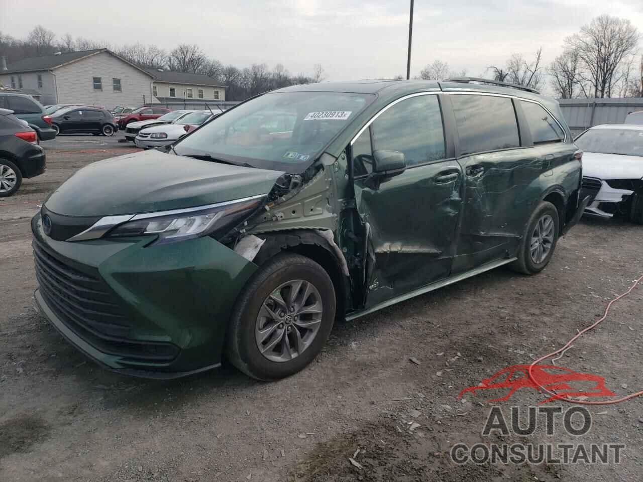 TOYOTA SIENNA 2021 - 5TDBRKEC5MS024309