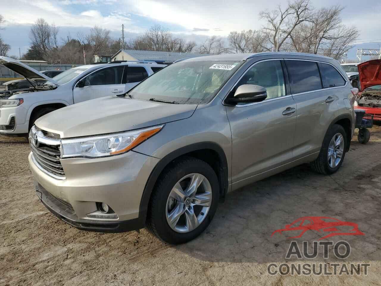 TOYOTA HIGHLANDER 2016 - 5TDDKRFHXGS230570