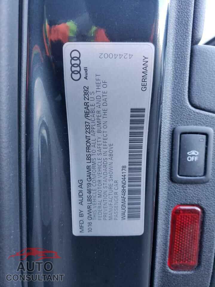 AUDI A4 2017 - WAUGMAF48HN044178