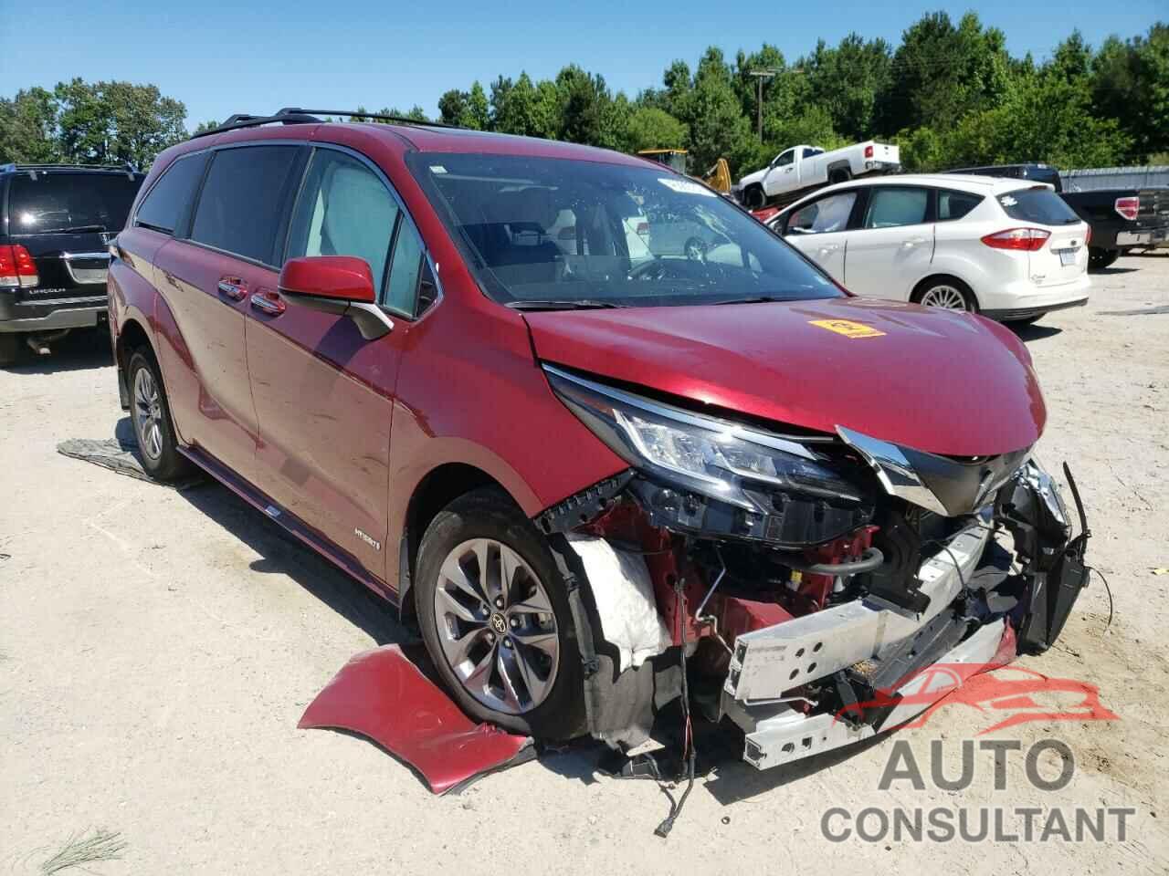 TOYOTA SIENNA 2021 - 5TDYSKFC3MS018246