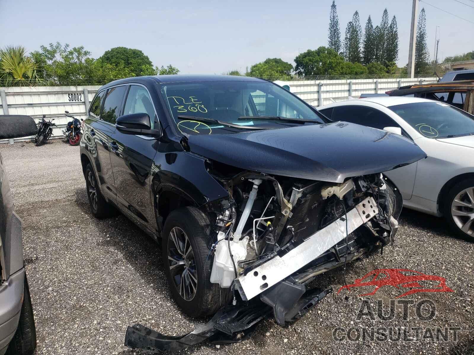 TOYOTA HIGHLANDER 2017 - 5TDZZRFHXHS233536