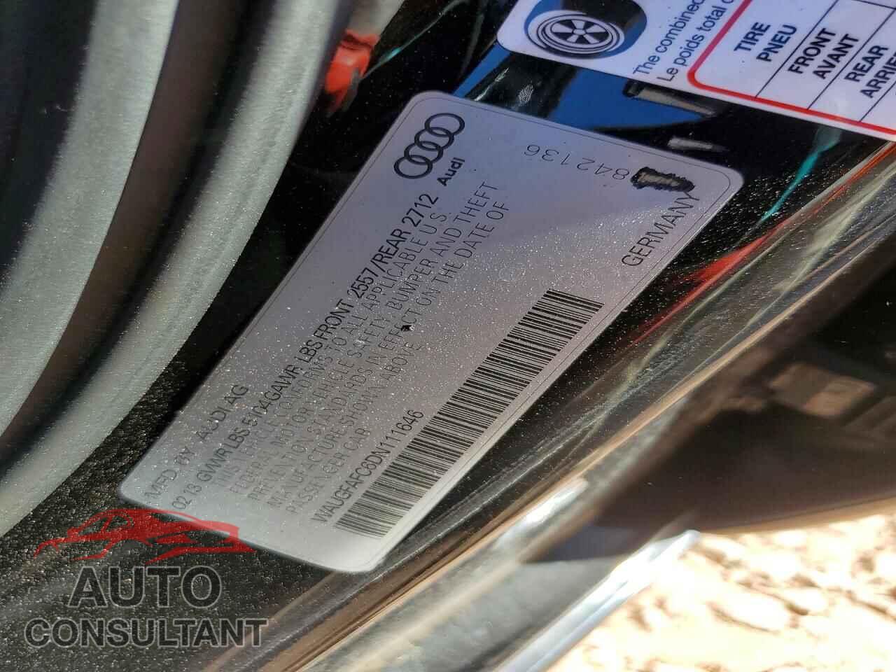 AUDI A6 2013 - WAUGFAFC6DN111646