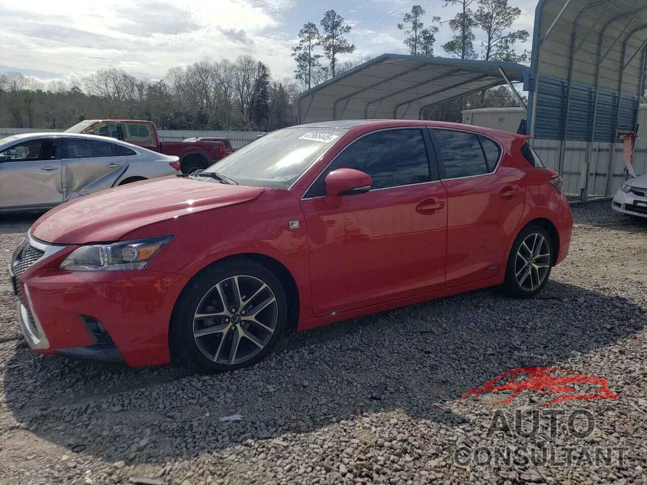 LEXUS CT 200 2017 - JTHKD5BH6H2291292