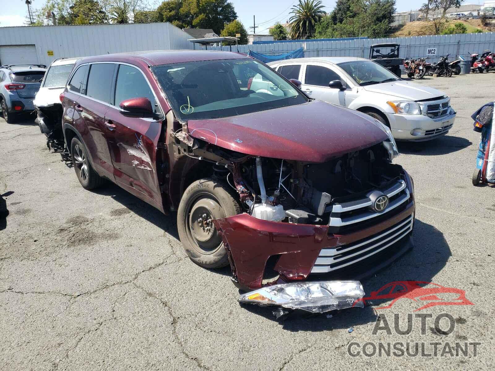 TOYOTA HIGHLANDER 2017 - 5TDZARFH8HS026084