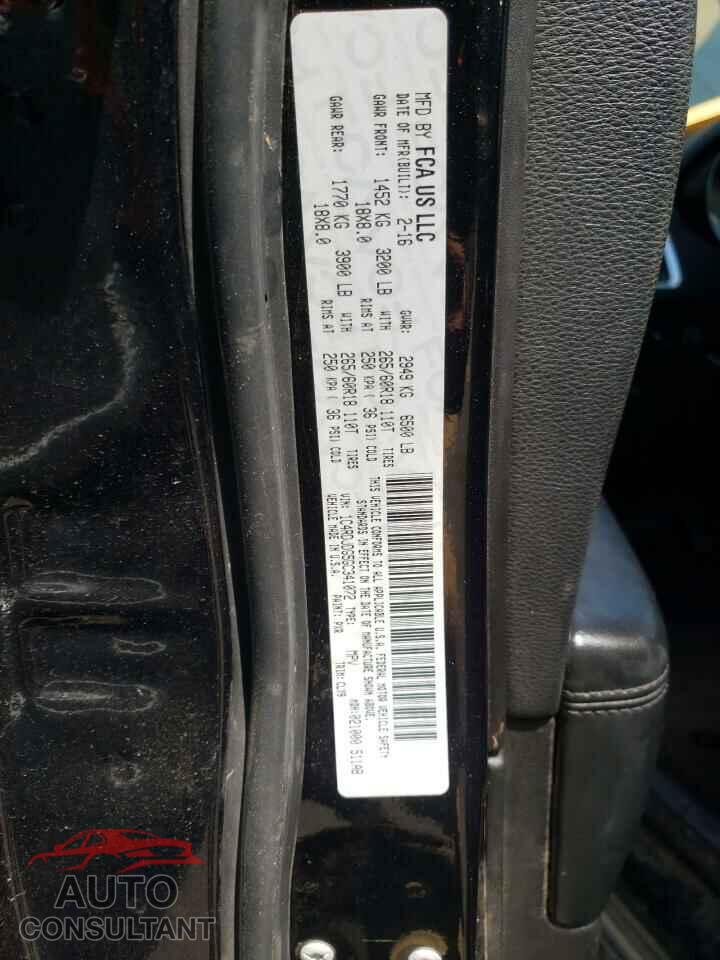 DODGE DURANGO 2016 - 1C4RDJDG5GC341072
