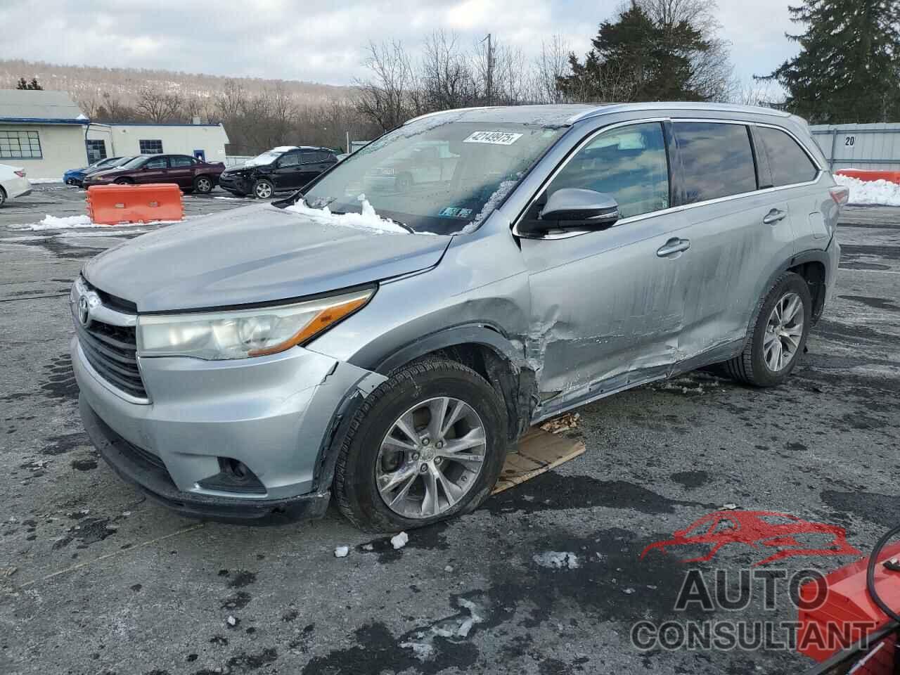 TOYOTA HIGHLANDER 2015 - 5TDJKRFH0FS139549