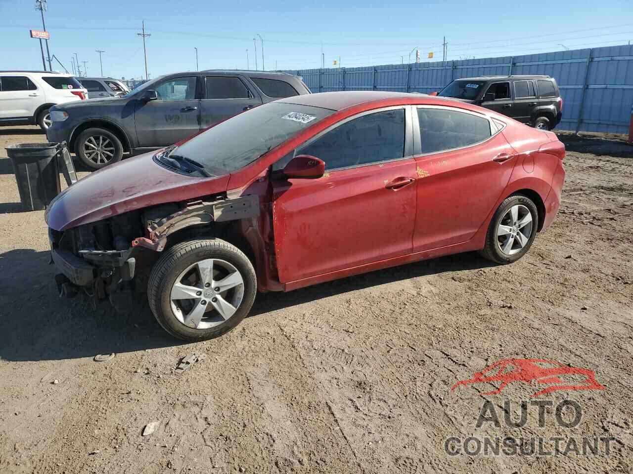 HYUNDAI ELANTRA 2013 - KMHDH4AE6DU808763