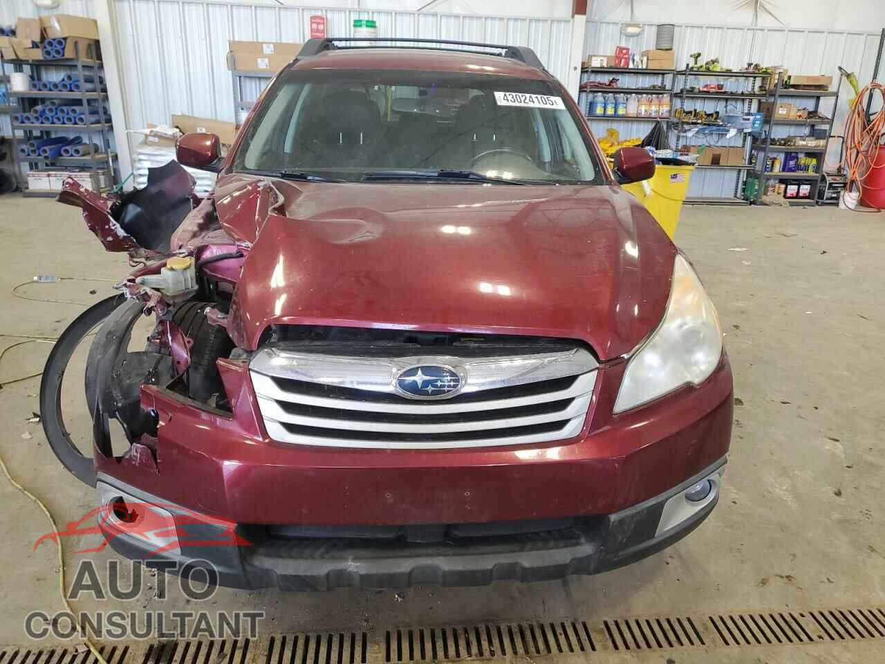 SUBARU OUTBACK 2012 - 4S4BRCCC3C3204604