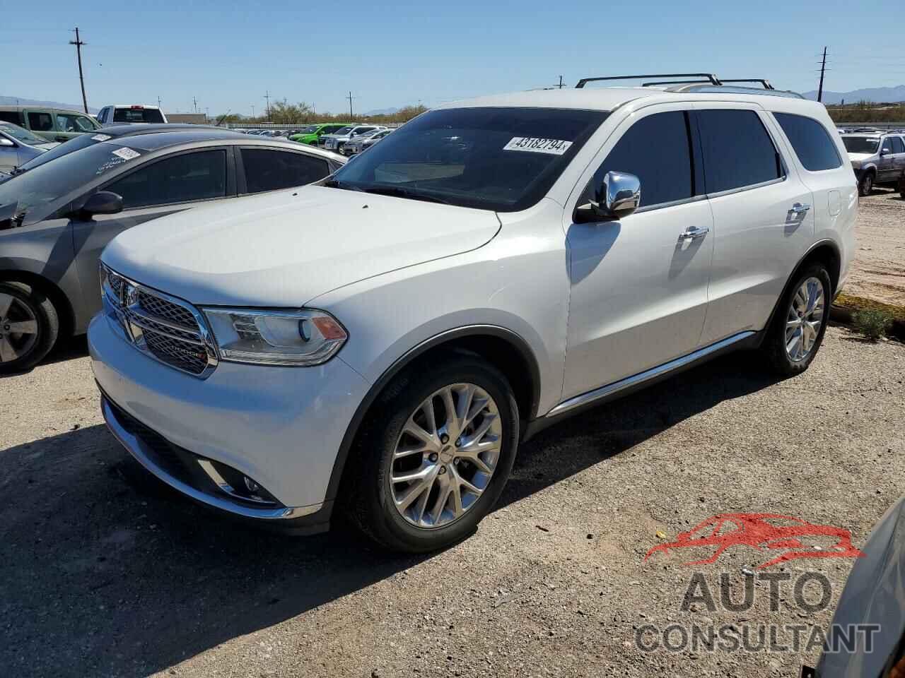 DODGE DURANGO 2017 - 1C4RDHAGXHC643181