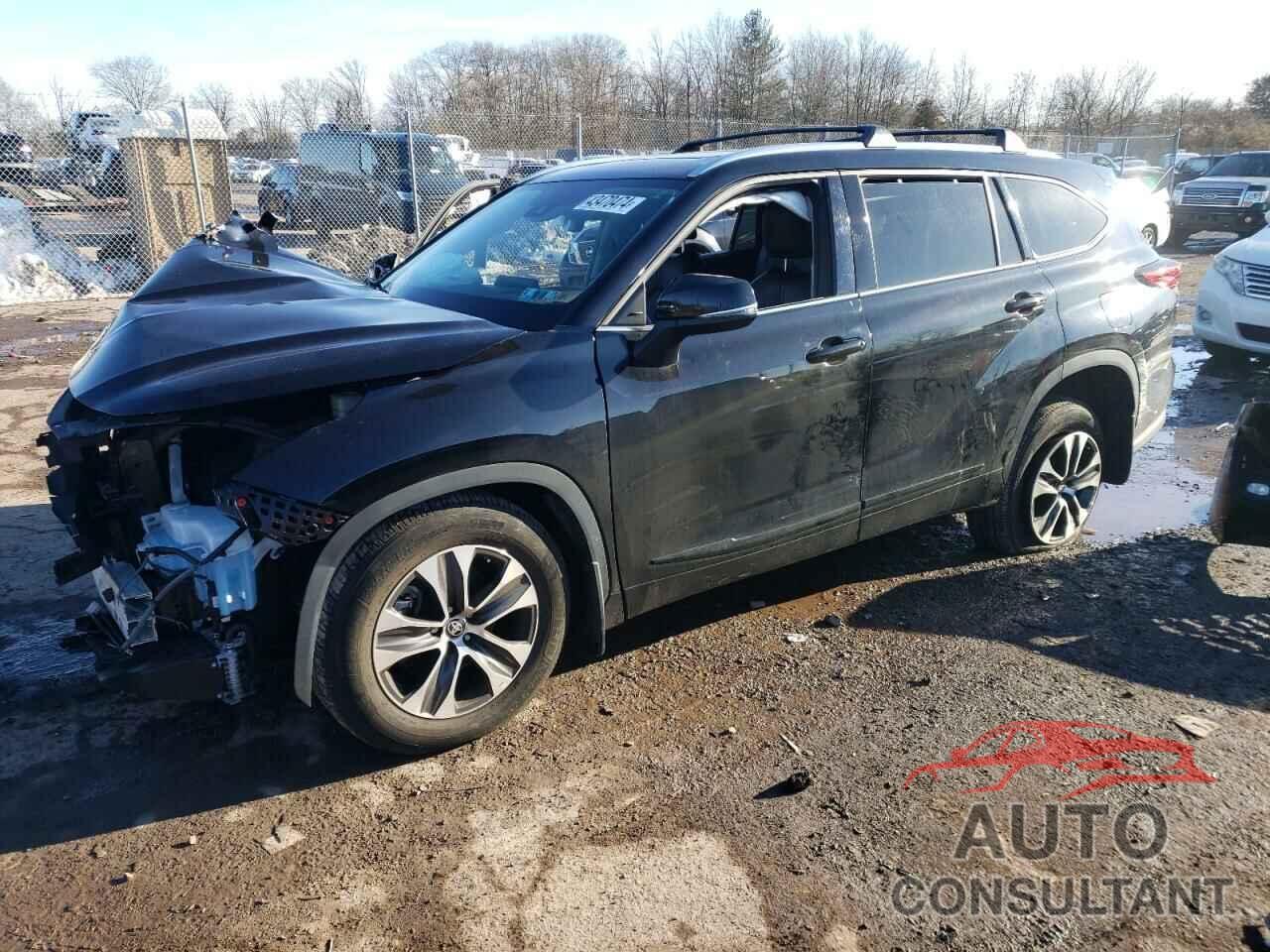 TOYOTA HIGHLANDER 2021 - 5TDGZRBH9MS557407