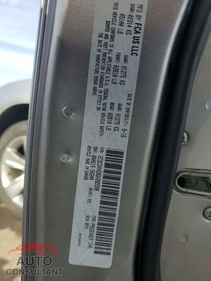 DODGE CHARGER 2016 - 2C3CDXHG8GH285598
