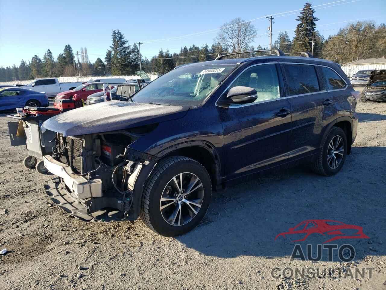 TOYOTA HIGHLANDER 2016 - 5TDJKRFH1GS226510