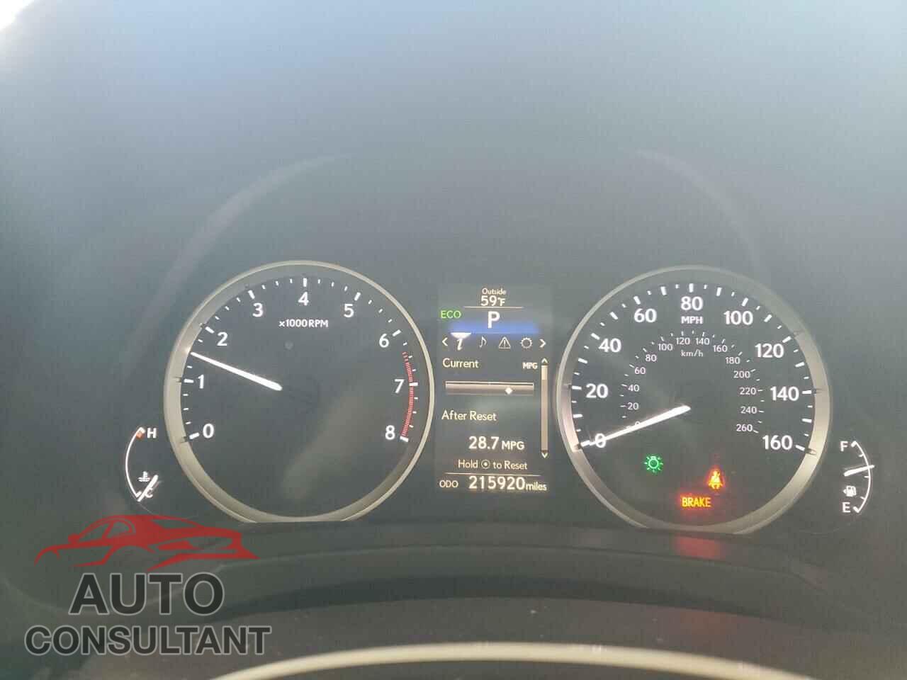 LEXUS IS 2014 - JTHBF1D21E5032179
