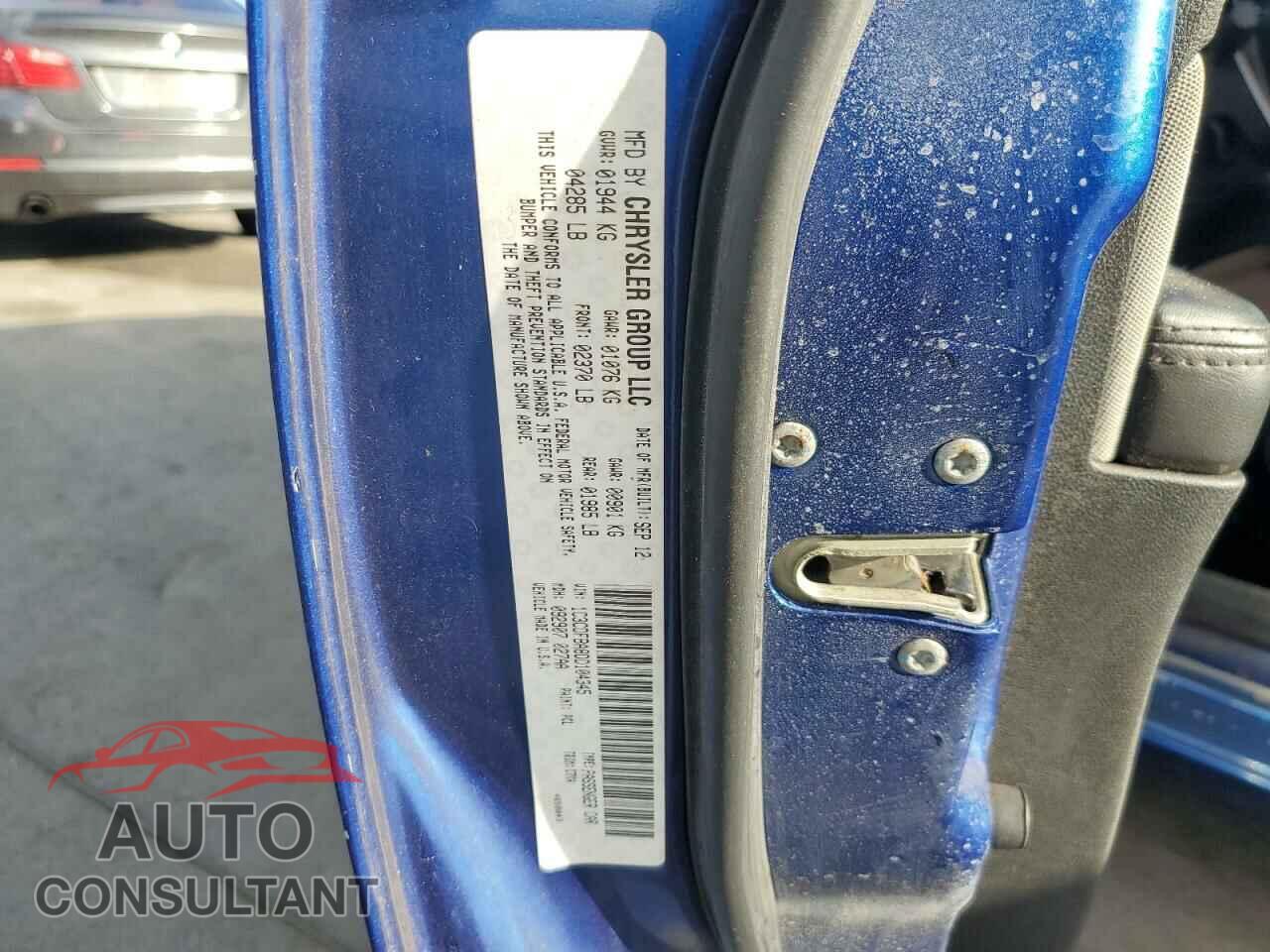 DODGE DART 2013 - 1C3CDFBA8DD104345