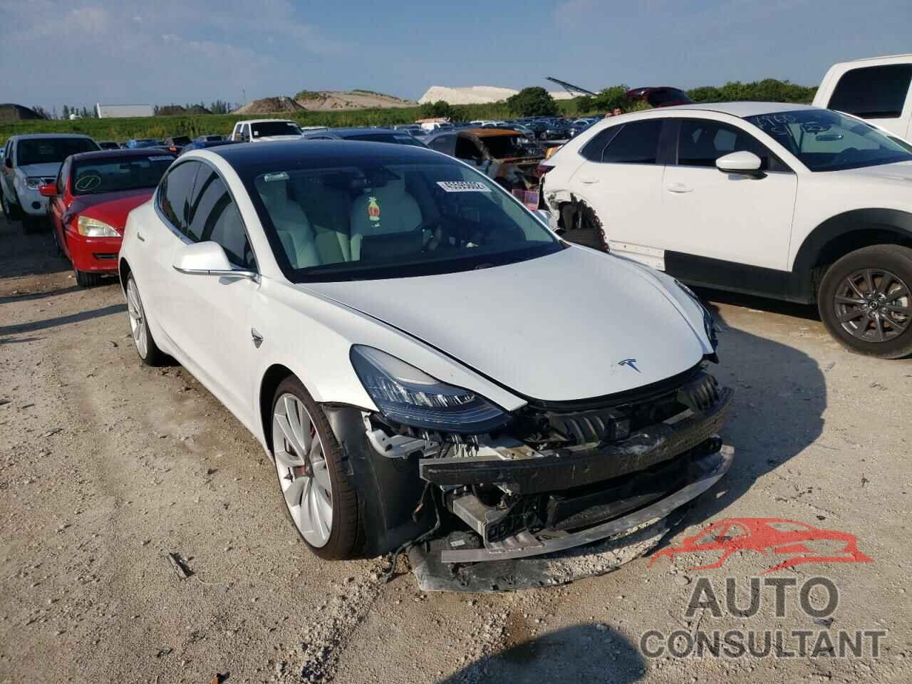 TESLA MODEL 3 2019 - 5YJ3E1EB8KF487418