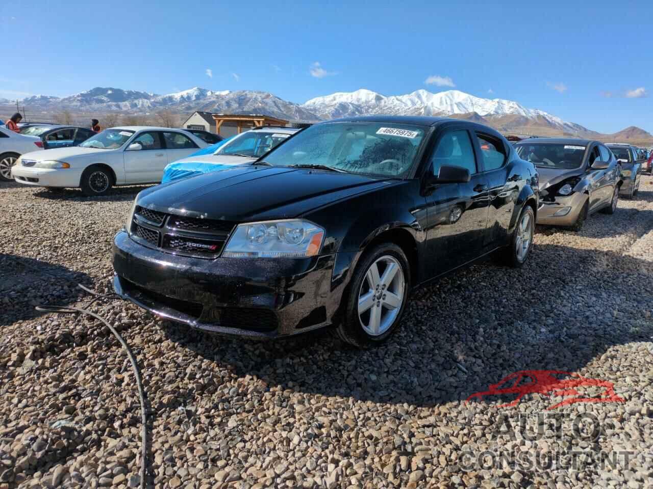 DODGE AVENGER 2013 - 1C3CDZAB7DN607449
