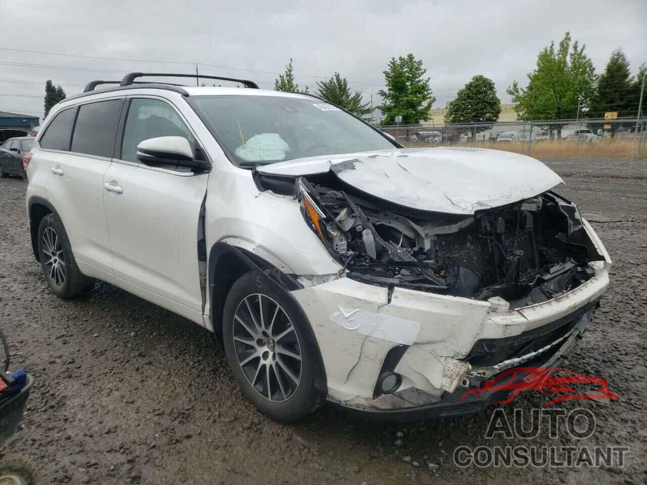 TOYOTA HIGHLANDER 2017 - 5TDJZRFH4HS405976