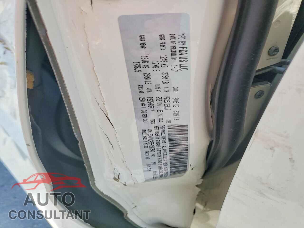 DODGE JOURNEY 2017 - 3C4PDCAB5HT587542