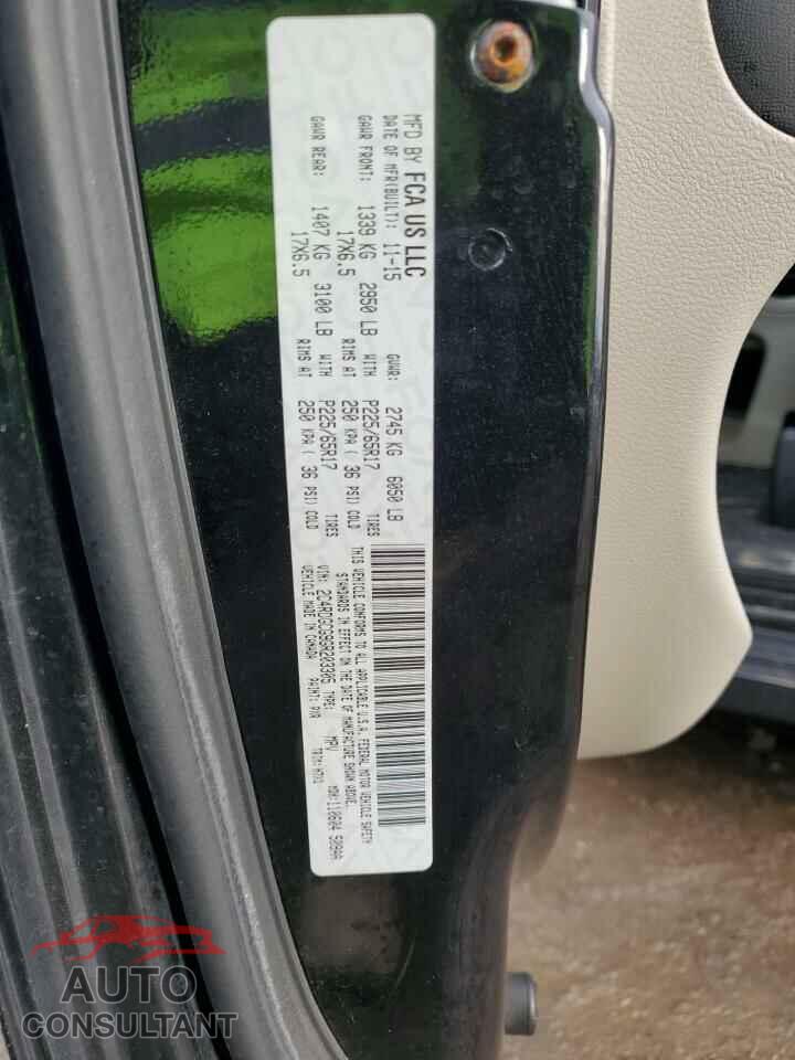 DODGE CARAVAN 2016 - 2C4RDGCG9GR203305