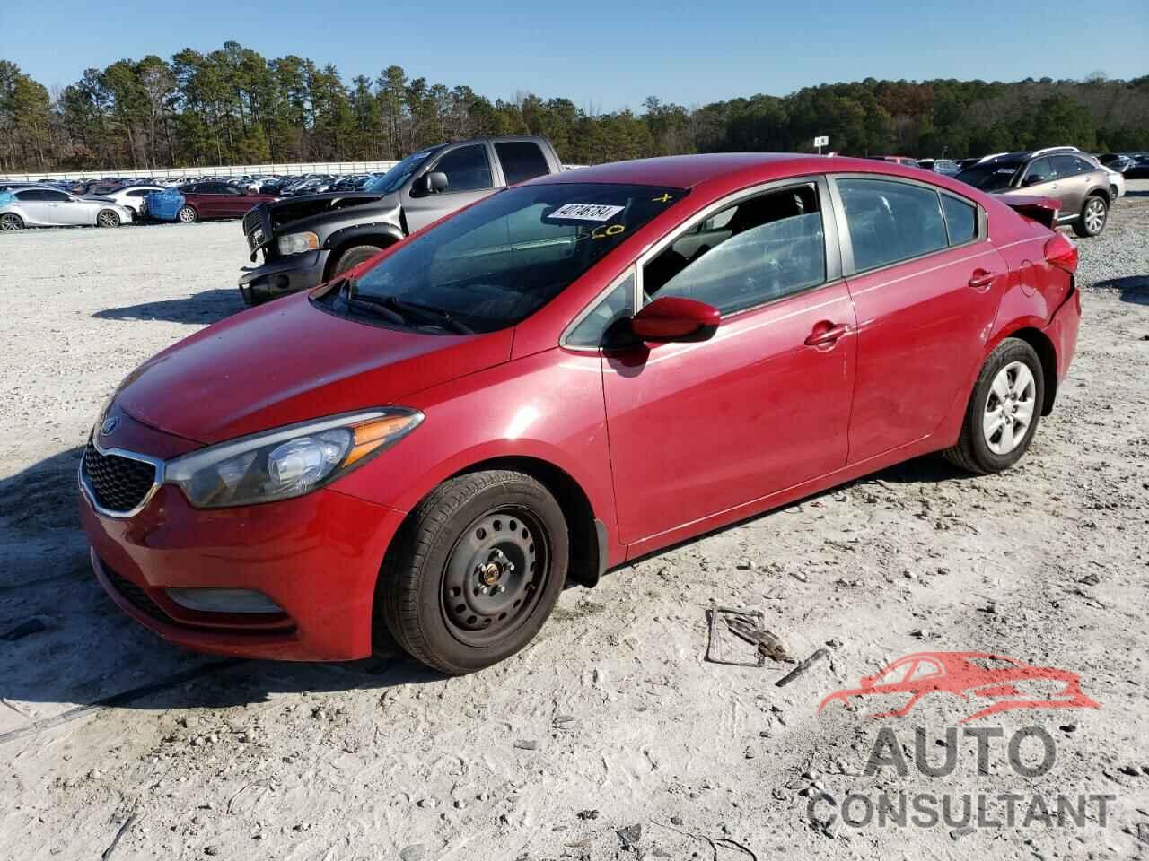 KIA FORTE 2016 - KNAFK4A6XG5442454