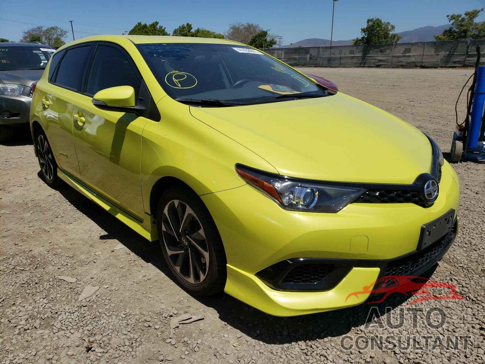 TOYOTA SCION 2016 - JTNKARJE2GJ501024