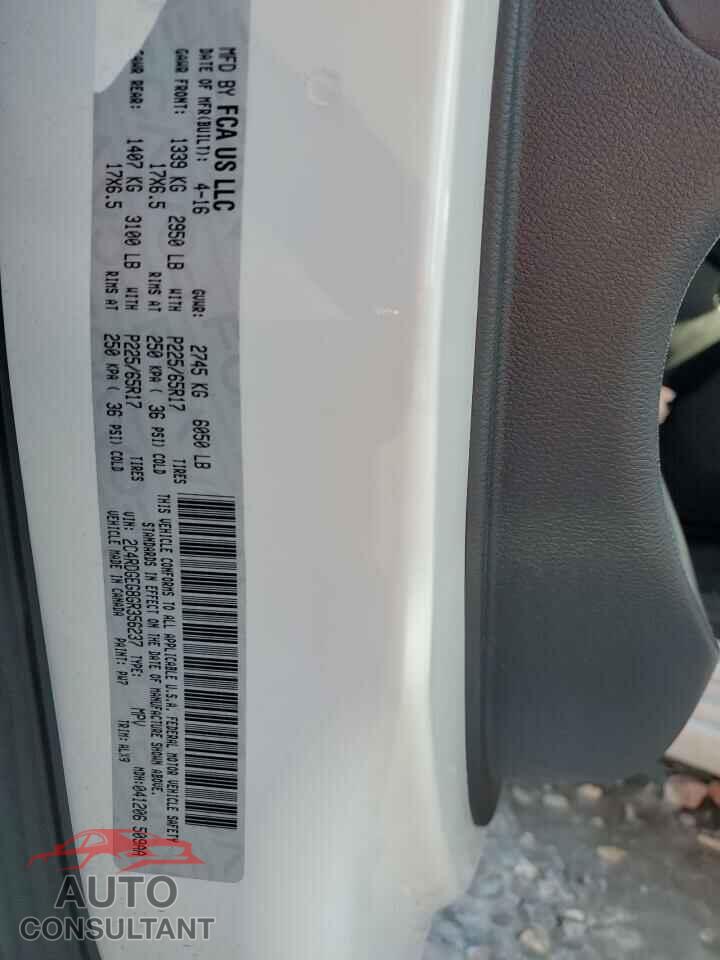 DODGE CARAVAN 2016 - 2C4RDGEG8GR356237