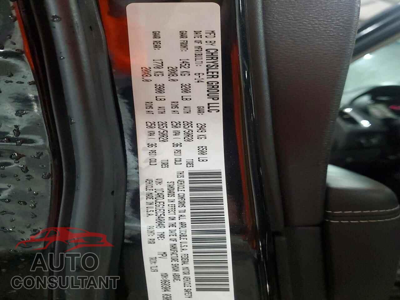 DODGE DURANGO 2014 - 1C4RDJEG1EC540048