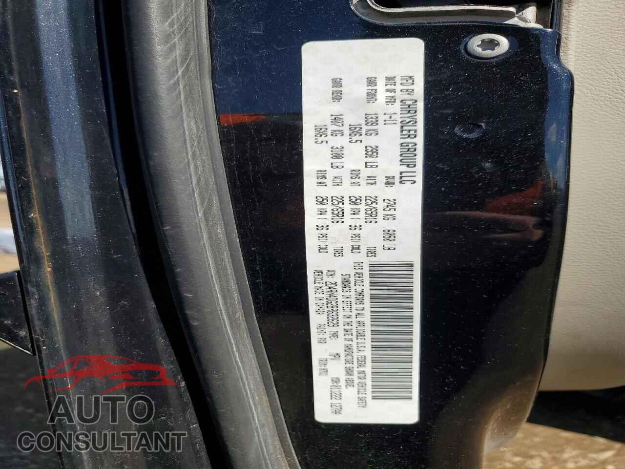 DODGE CARAVAN 2011 - 2D4RN4DG2BR632629