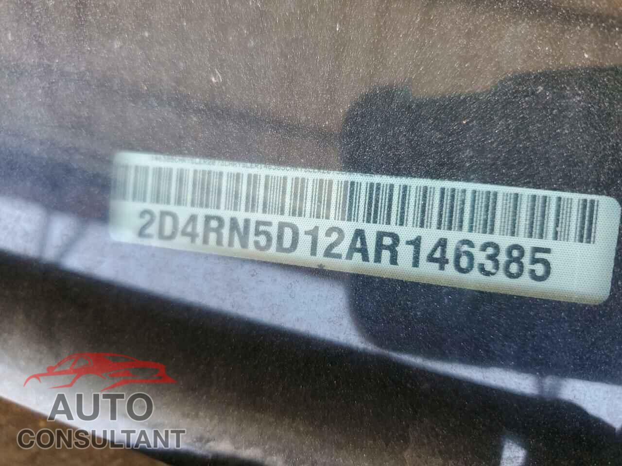 DODGE CARAVAN 2010 - 2D4RN5D12AR146385