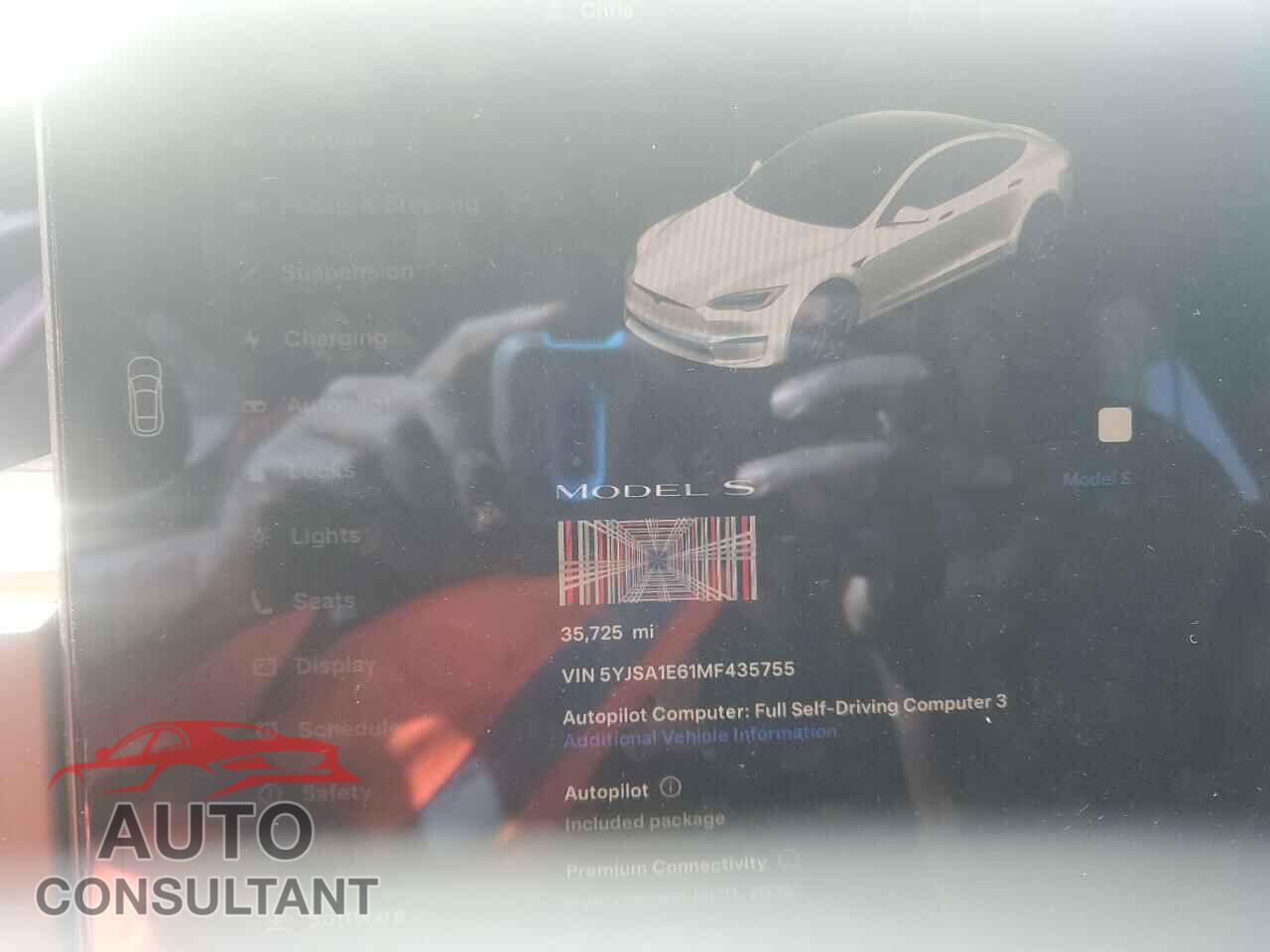 TESLA MODEL S 2021 - 5YJSA1E61MF435755