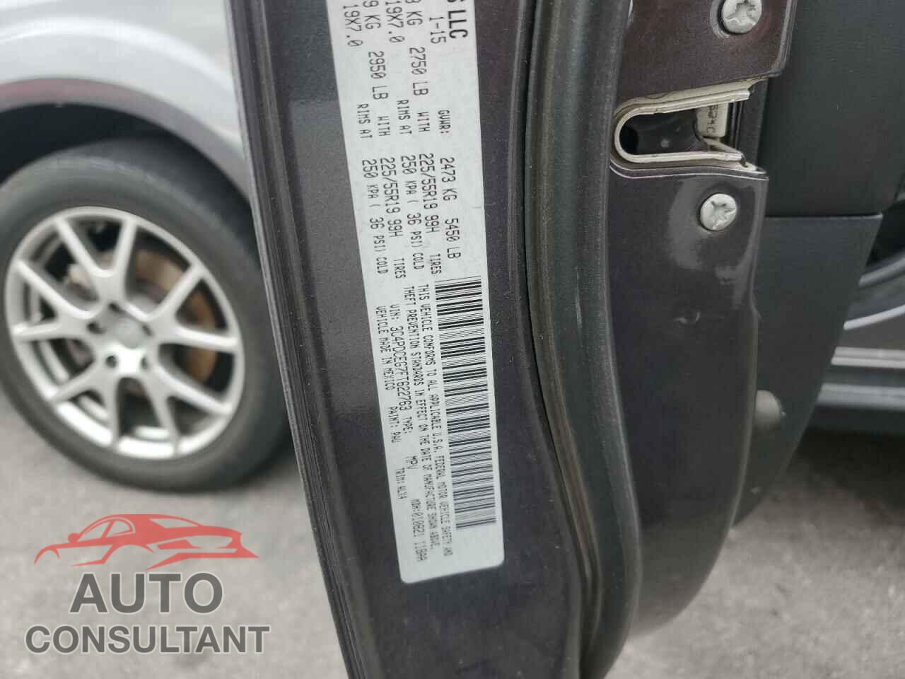 DODGE JOURNEY 2015 - 3C4PDCEG7FT622763