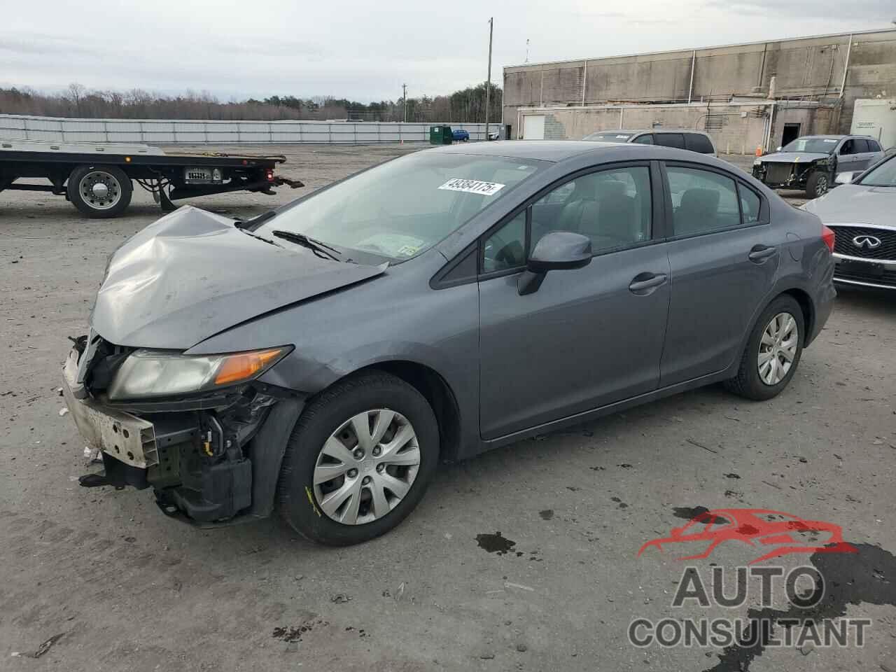 HONDA CIVIC 2012 - 19XFB2F58CE354038