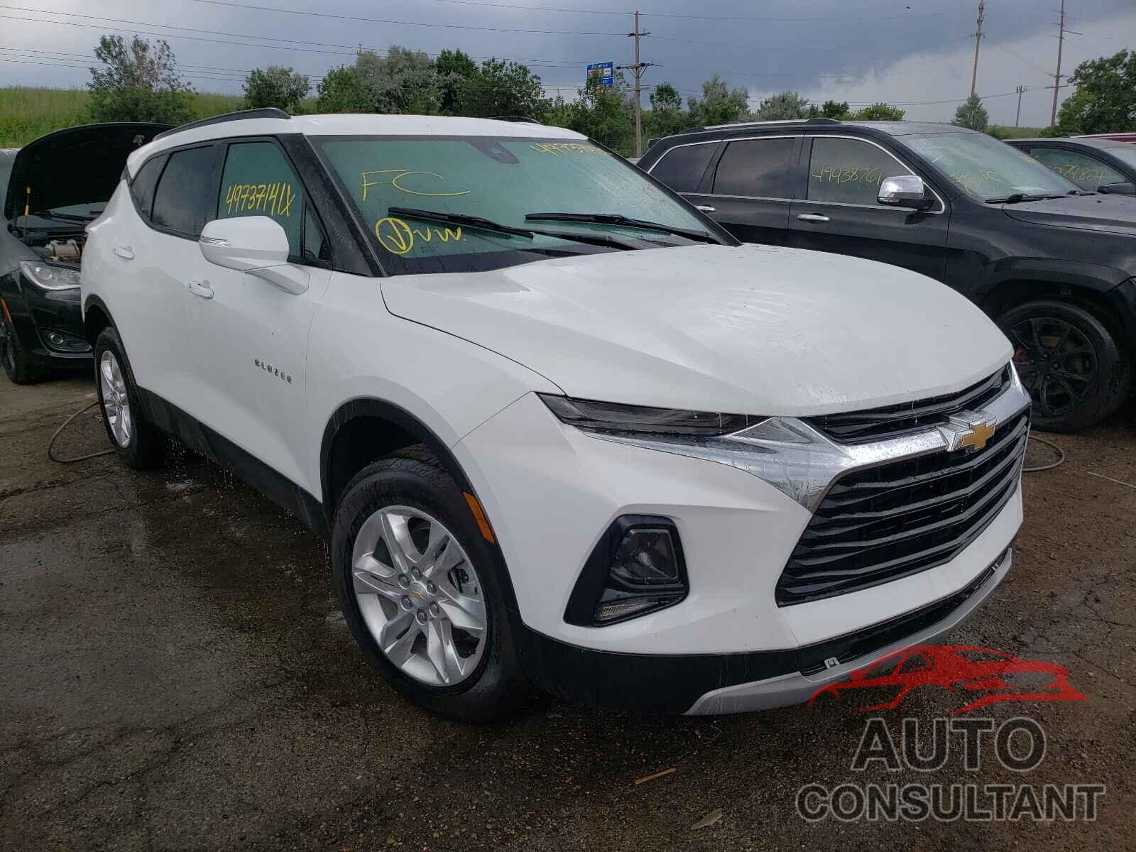 CHEVROLET BLAZER 2021 - 3GNKBCRS4MS520684