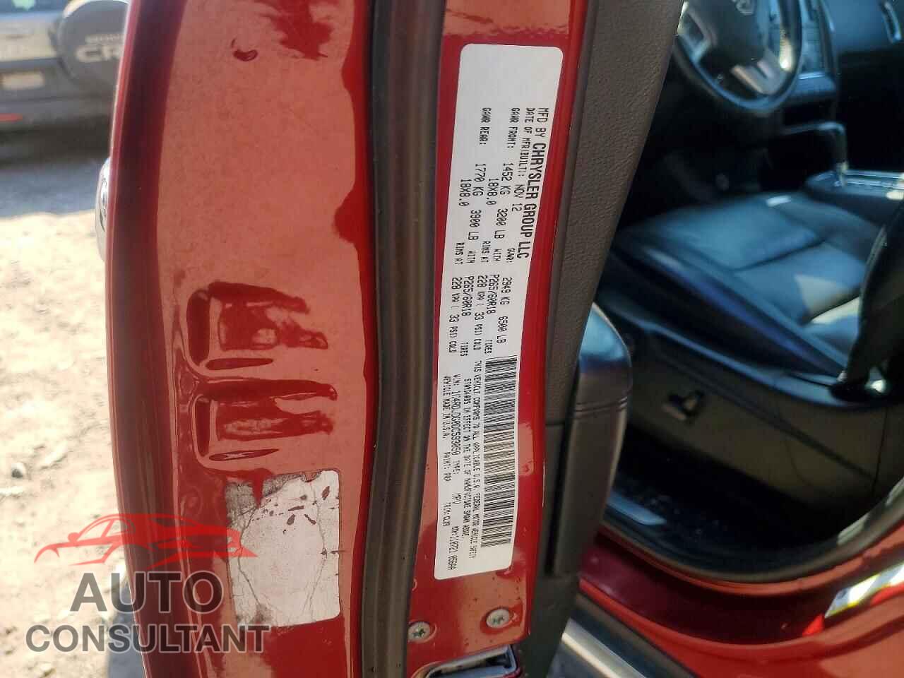 DODGE DURANGO 2013 - 1C4RDJDG0DC593050
