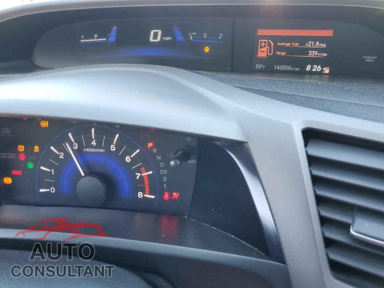 HONDA CIVIC 2012 - 2HGFB2F92CH555510