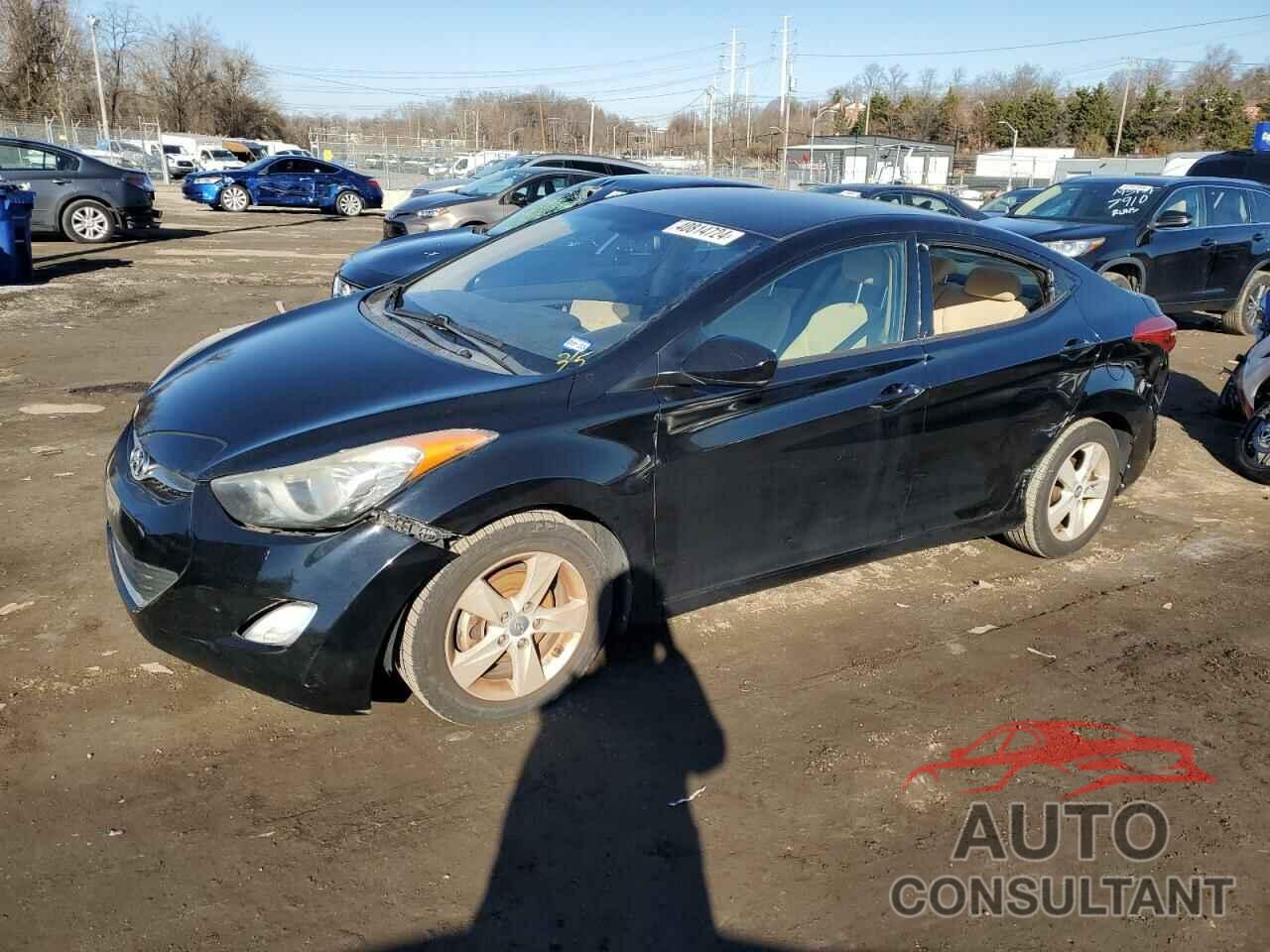 HYUNDAI ELANTRA 2013 - KMHDH4AE5DU792846