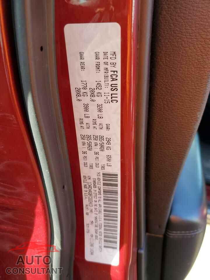 DODGE DURANGO 2015 - 1C4RDHAG8FC222413