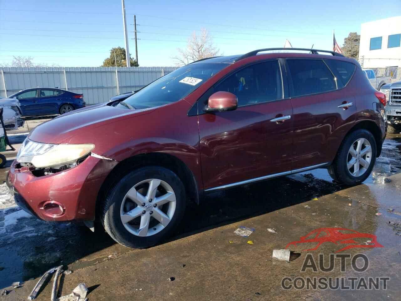 NISSAN MURANO 2009 - JN8AZ18W29W115335