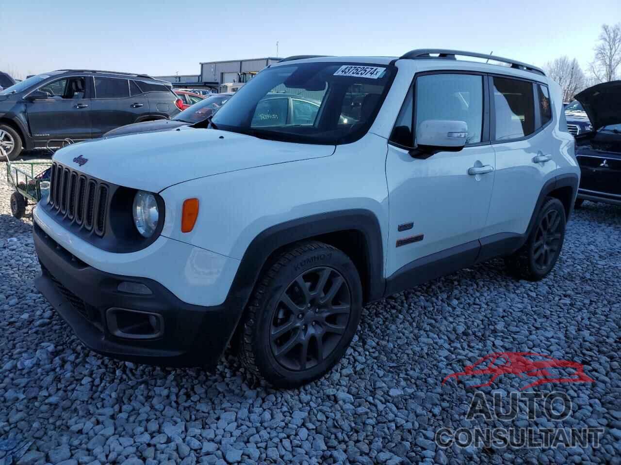 JEEP RENEGADE 2016 - ZACCJABW2GPD73580