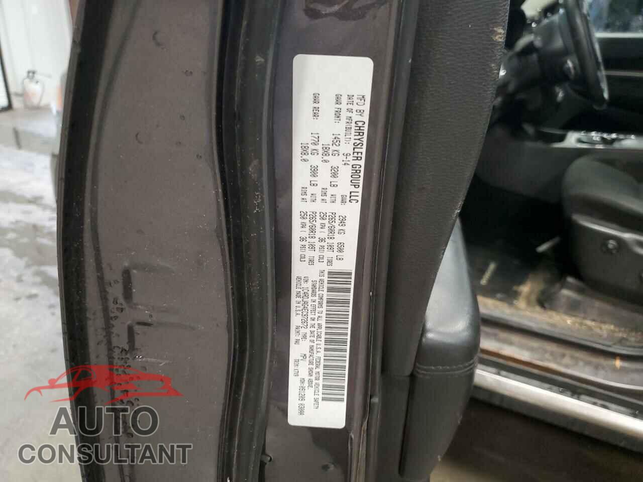 DODGE DURANGO 2014 - 1C4RDJAG4EC972672