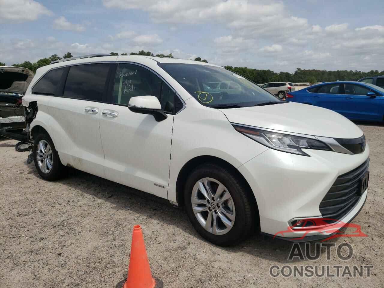 TOYOTA SIENNA 2021 - 5TDZRKEC9MS018494