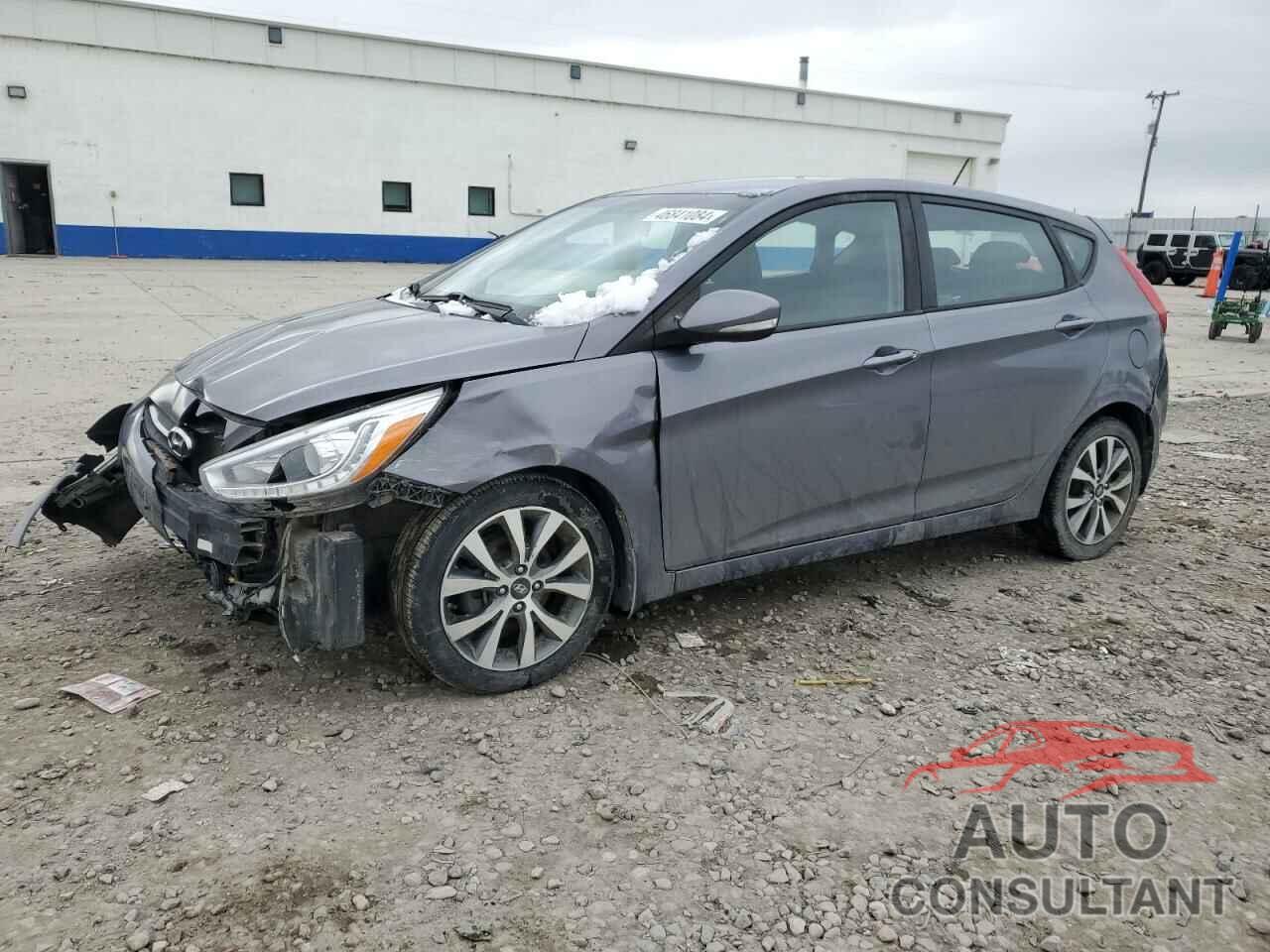 HYUNDAI ACCENT 2017 - KMHCU5AE3HU322043