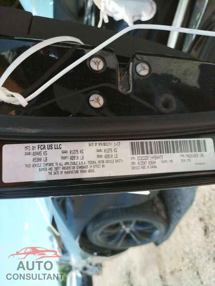 DODGE CHALLENGER 2017 - 2C3CDZBT1HH560473